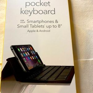 Pocket keyboard for smartphones and tablets